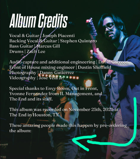 [PRE-ORDER] Pet Deity Live at The End